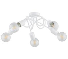 Tvirtinamas sietynas INTER 5xE27/15W/230V balta