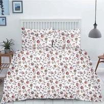Satininės patalynės komplektas PBX-11su paklode, 200x220 cm, 2x70x80 cm, 100% medvilnė