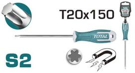 Atsuktuvas Torx TOTAL, magnetinis, S2 industrial, T20, 6x150mm, THT26T20150
