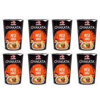 Greitai paruošiama makaronų sriuba OYAKATA “Cup Ramen Miso”, 8 x 66 g