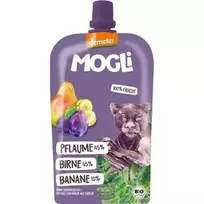 Slyvų, kriaušių, bananų tyrelė, biodinaminė MOGLI, 100 g