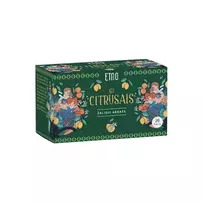 Etno žalioji arbata su citrusais, 40 g 2 g x 20 vnt