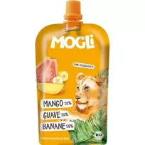 Bananų, gvajavų, mangų tyrelė, biodinaminė MOGLI, 100 g