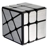 Naujiena ! Windmill Cube Rubiko kubas 3x3 veidrodinis - sidabrinis