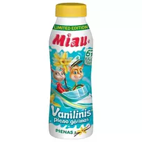 Vanilinis pieno gėrimas MIAU, 2,3% rieb., sterilizuotas, 450 ml