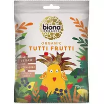 Saldainiai Tutti-Frutti BIONA, 75g