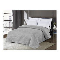 Lovatiesė COTTON STONE (200X220cm), LIGHT GREY