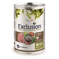 Exclusion Mono Protein Mediterraneo konservai šunims su kalakutiena, 400 g