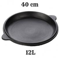 Ketaus keptuvė-dangtis su rankenomis 12L kazanui (40cm)