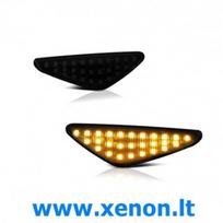 BMW E70 F25 LED Posūkiai tamsūs šviesūs