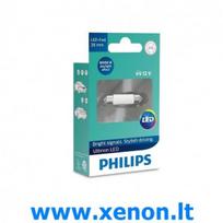 C5W 38MM PHILIPS LED Balta