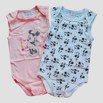 Mergaitiški bodžiukai be rankovių Minnie Mouse, 2 vnt.