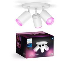 Philips - LED RGBW Pritemdomi akcentiniai šviestuvai Hue FUGATO 3xGU10/4,2W/230V balta