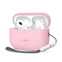 Apple AirPods Pro 1 / 2 Tech-Protect silikoninis Dusty dėklas ausinėms rožinės spalvos