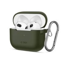 Apple AirPods 3 Tech-Protect silikoninis Olive dėklas ausinėms žalios spalvos