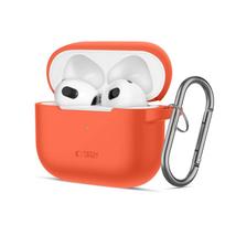 Apple AirPods 3 Tech-Protect silikoninis Neon dėklas ausinėms oranžinės spalvos