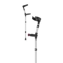 Ramentas 01/MR su judančia alkūnine atrama, vartotojo ūgis 150–190 cm - Kietas , Pilkas