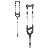 Aliumininis pažastinis ramentas 06/MR, vartotojo ūgis 150–185 cm - Pilkas