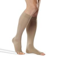 Kompresinės kojinės iki kelių atvirais pirštų galais Tonus Elast 0408 LUX, II klasė - 2. S , 1 (158 — 170 cm) , Smėlio spalvos