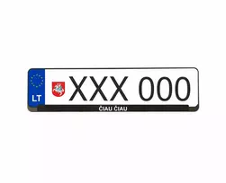 Wurth numerių rėmeliai - ČIAU ČIAU