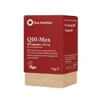 ONE NUTRITION, Q10 MAX, Kofermentas Q10 150mg, maisto papildas, N30