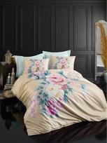 PEARL HOME Patalynės komplektas su paklode, 200x220 cm, 4 dalys
