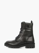 CALVIN KLEIN Moteriški demisezoniniai odiniai aulinukai, COMBAT BOOT MID ZIP LTH IN CALF