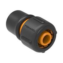 Greitoji žarnos jungtis Fiskars Sol QuickHose, 19 mm, juoda