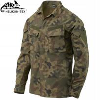 Vyriški taktiniai uniforminiai džemperiai Helikon-Tex Raid PC Stretch RS, PL Woodland