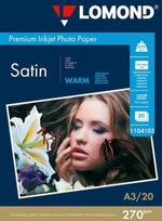 Fotopopierius Lomond Premium Photo Paper Satininis, FOPLOM1104103