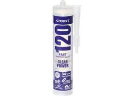 Klijai stiprūs ir greiti POINT 120 Clear Power, skaidrūs, 290ml, Tegra State
