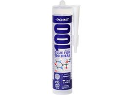 Klijai hermetikas POINT 100, universalūs, 290ml, skaidrūs, Tegra State
