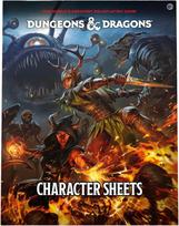 Wizards of the Coast Dungeons & Dragons Character Sheets 2024