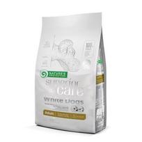 NATURE'S PROTECTION Superior Care White Dogs Free Grain Adult Small Lamb - sausas šunų maistas - 4 kg