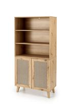 Vitrina BORNEO REG-1, ąžuolo/juoda