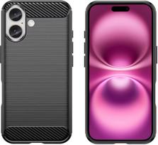 Insmat C AND S Style Back Cover, Apple iPhone 16, Black (650-1279)