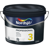 Dažai Sadolin Professional 3 svart, juodi, 10 l