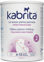 Mišinys kūdikiams Kabrita® 2 nuo 6 mėn, 800 g - 6 vnt.
