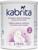 Kabrita® pieno formulė 2 nuo 6 mėn, 400 g - 12 vnt.