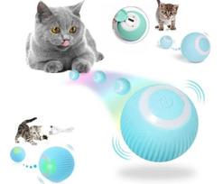Interaktyvus žaislas katėms Petgravity Smart Cat Ball, mėlynas, 4.3 cm