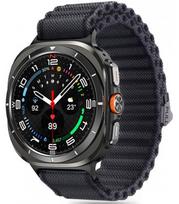 Juoda apyrankė Samsung Galaxy Watch Ultra 2024 / 2025 (47mm) laikrodžiui "Tech-Protect Weave Pro"