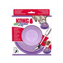 KONG Licks Spinz interaktyvus besisukantis laižymo dubenėlis šunims ir katėms - Produkto Dydis S