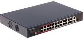SWITCH POE DS-3E0326P-E/M(C) 24 PRIEVADŲ SFP Hikvision