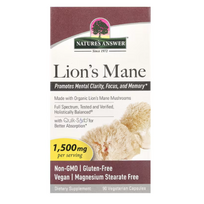 Nature's Answer Lion's Mane 1500 mg 90 vcaps