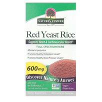 Nature's Answer Red Yeast Rice 600 mg 90 vcaps