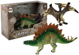 Dinozaurų figūrėlių rinkinys Stegozauras ir Pteranodonas