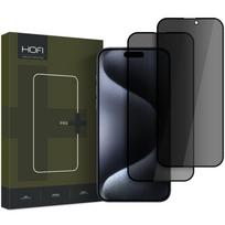 Privatum suteikiantis apsauginis stikliukas "Hofi Anti Spy Glass Pro+ Privacy" (2 vnt.) telefonui Apple iPhone 16 Pro Max