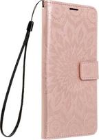 Forcell Oem MEZZO Book dėklas skirtas Samsung Galaxy A32 5G mandala rožinio aukso spalvos