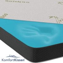 Antčiužinis su bambuko užvalkalu MKS 3D Air, 160x200 cm