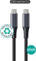 eSTUFF INFINITE (GRS) USB-C Cable  1.2m, USB4 Gen3x2, 240W,